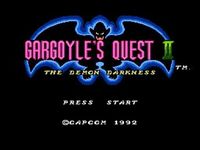 Gargoyle s Quest 2, capture d'écran